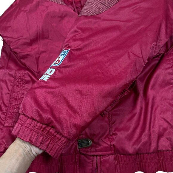 Vintage 90s San Francisco 49ers Red Jacket Logo Athletic NFL Pro Line Men's Sz M - Picture 9 of 16